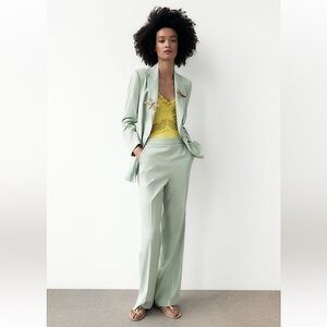 New ZARA High Waisted Pants With Pockets